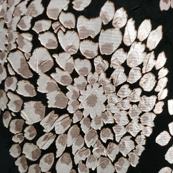 Y2K Burnout Maxi Dress Women Size 8 Black Floral Maxi Fairy Whimsy Vintage NWT - Picture 4 of 14